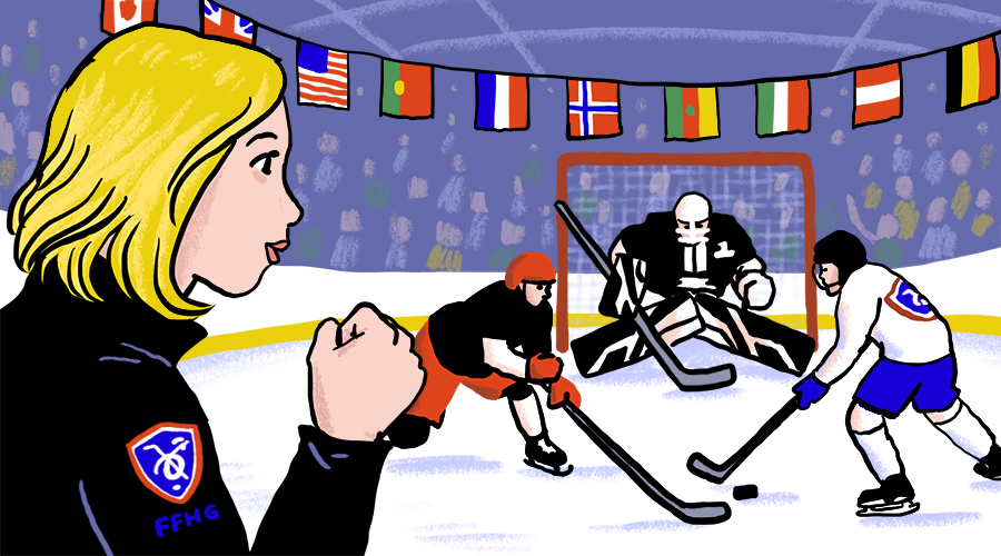 Directrice Technique Nationale Hockey sur glace, Christine Duchamp nous fait entrer dans les coulisses de son métier